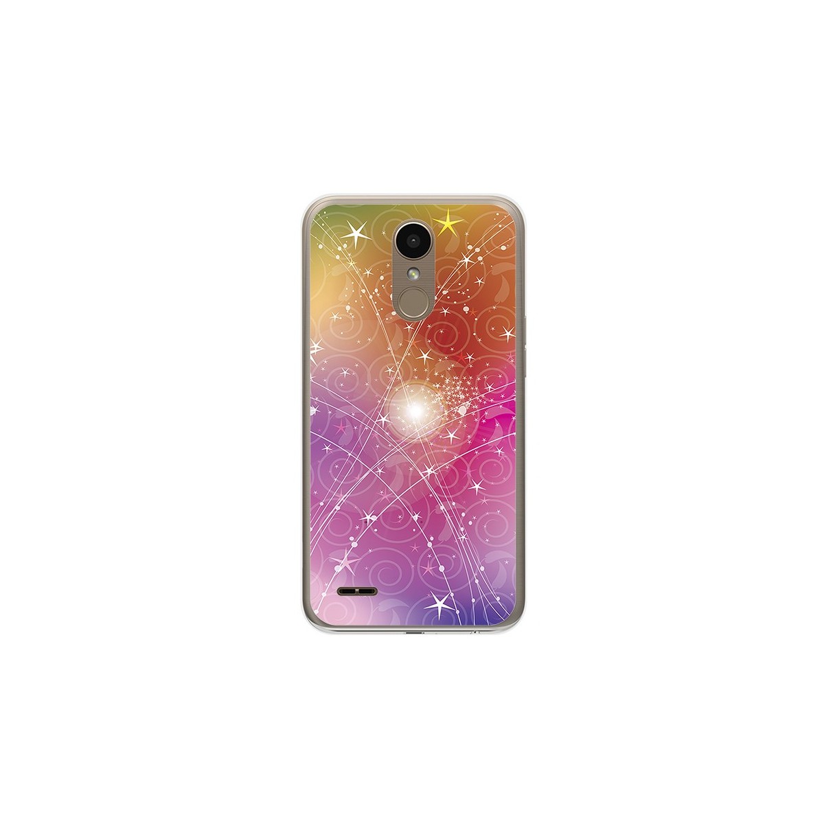 Funda Gel Tpu para Lg K10 2017 Diseño Abstracto Dibujos