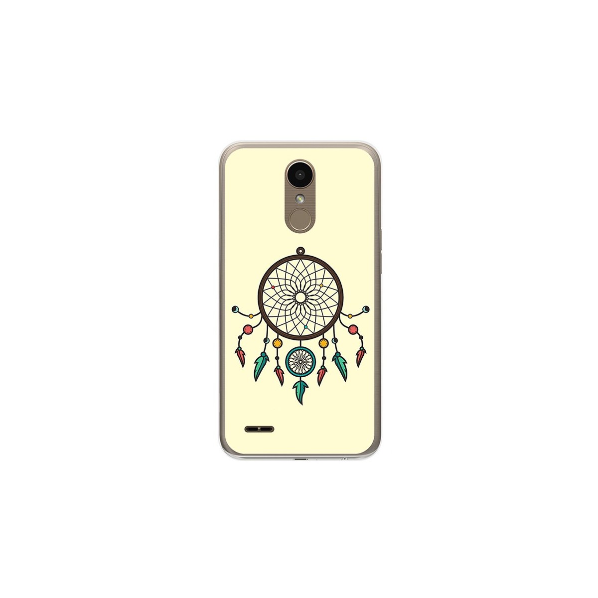 Funda Gel Tpu para Lg K10 2017 Diseño Atrapasueños Dibujos