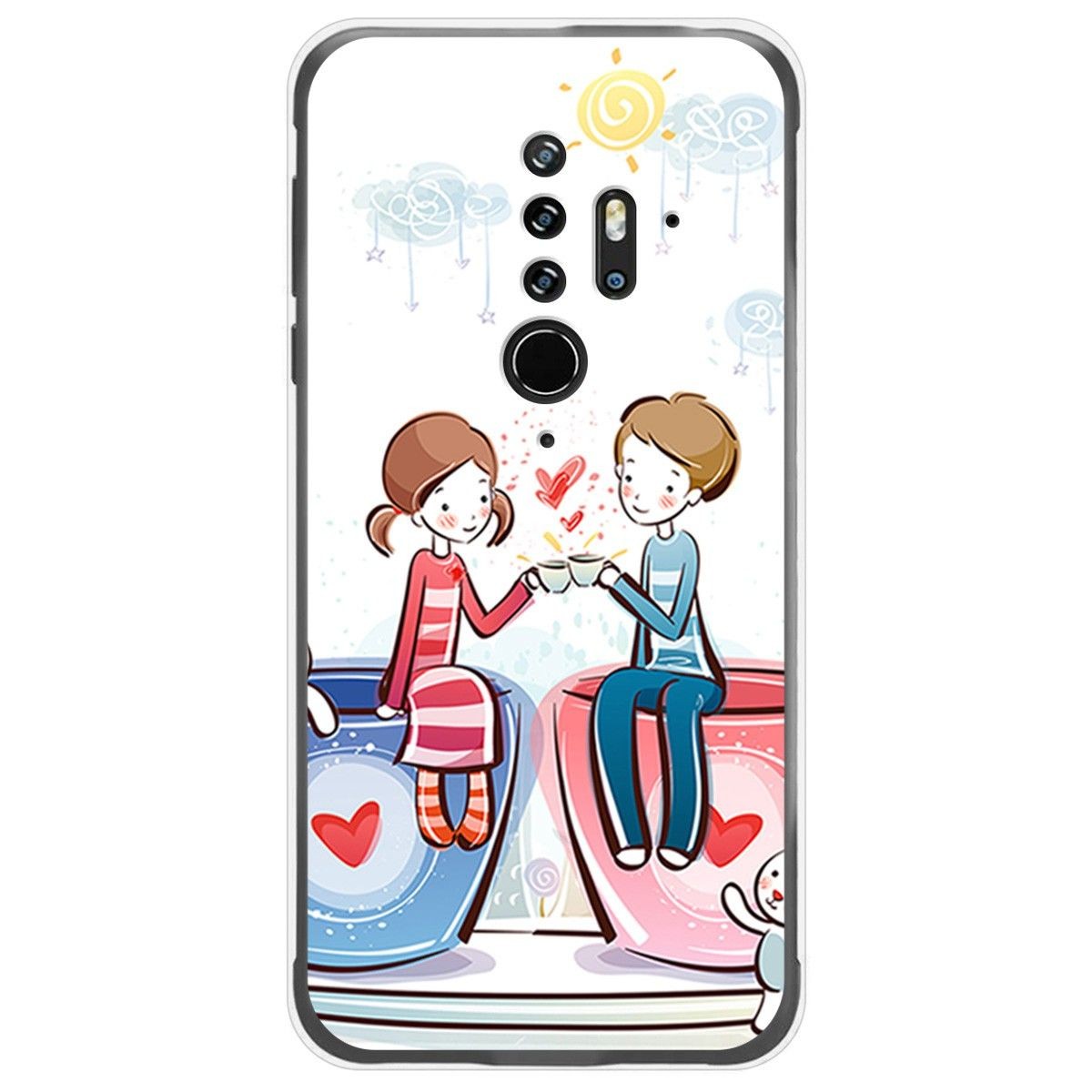 Funda Gel Tpu para Blackview BV6300 Pro diseño Café Dibujos