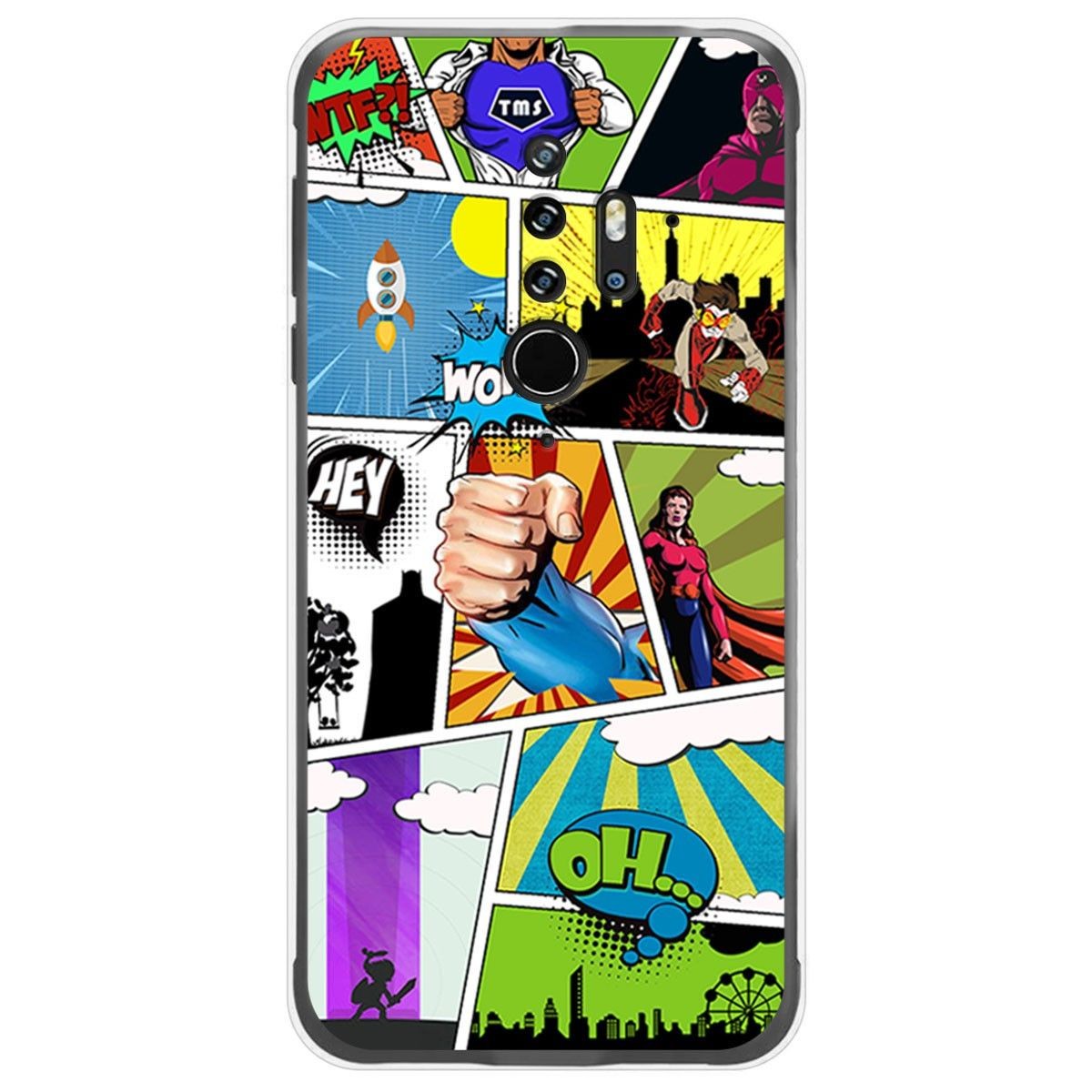 Funda Gel Tpu para Blackview BV6300 Pro diseño Comic Dibujos