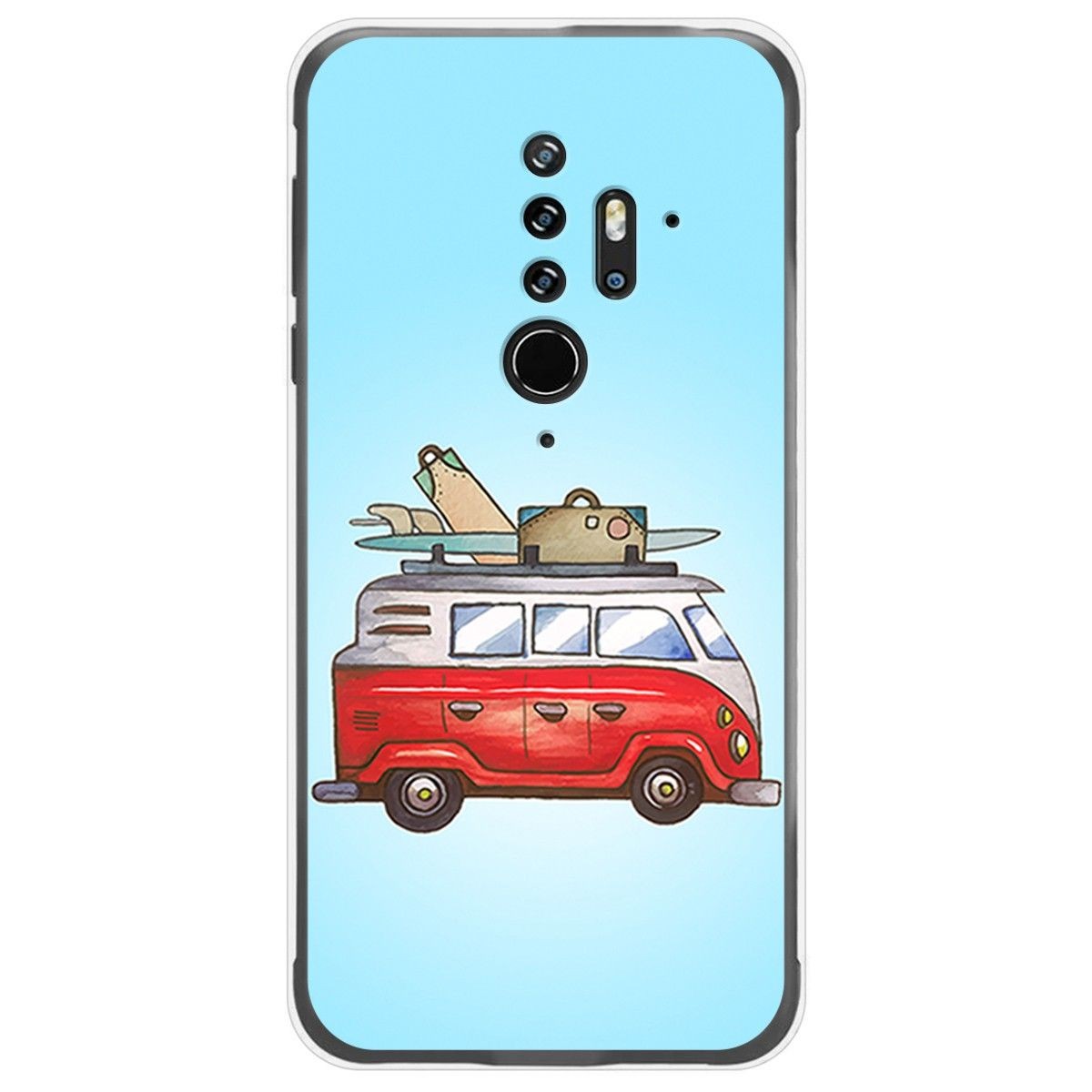 Funda Gel Tpu para Blackview BV6300 Pro diseño Furgoneta Dibujos