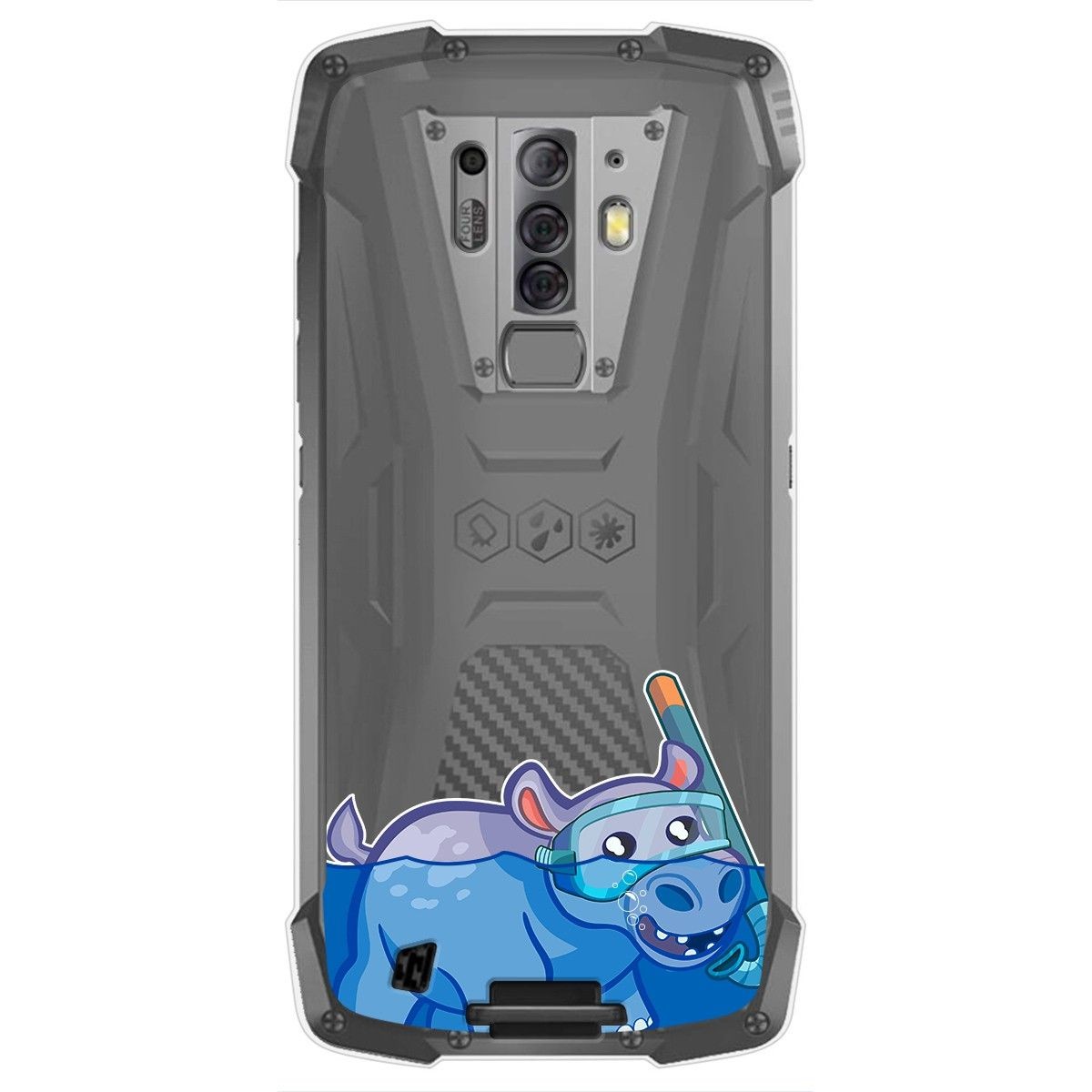 Funda Gel Transparente para Blackview BV6900 / BV6900 Pro diseño Hipo Dibujos