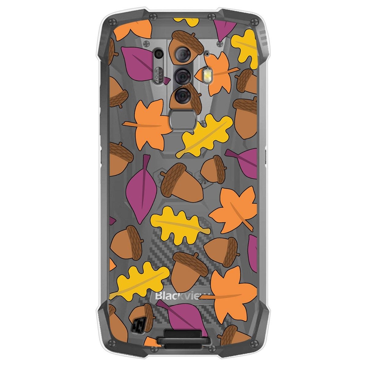 Funda Gel Transparente para Blackview BV6900 / BV6900 Pro diseño Otoño Dibujos