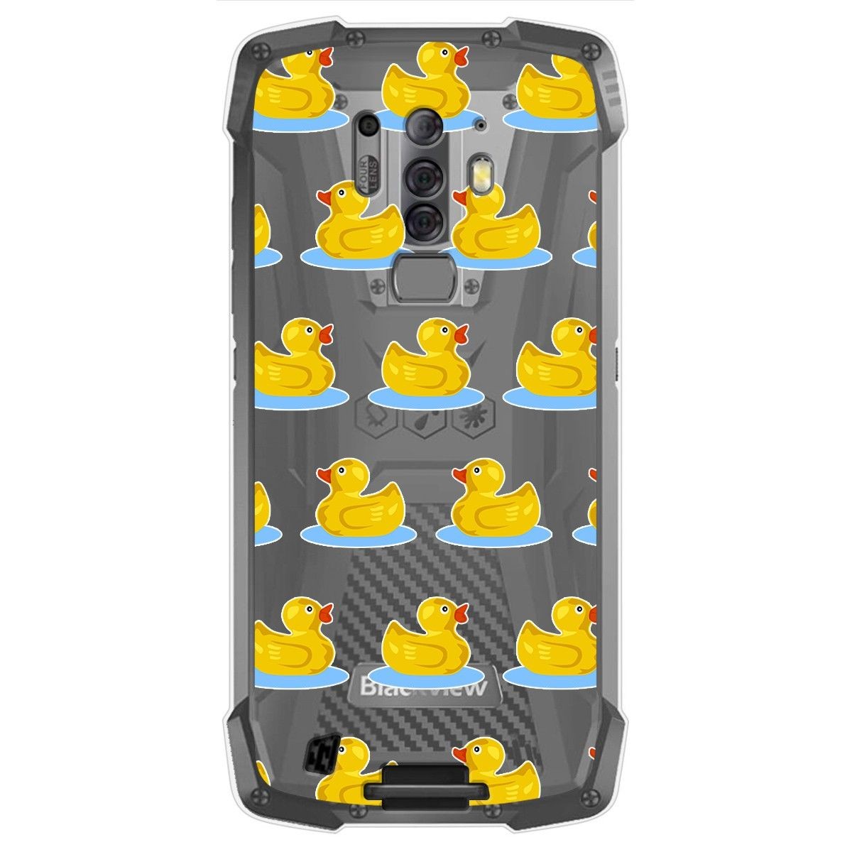 Funda Gel Transparente para Blackview BV6900 / BV6900 Pro diseño Pato Dibujos