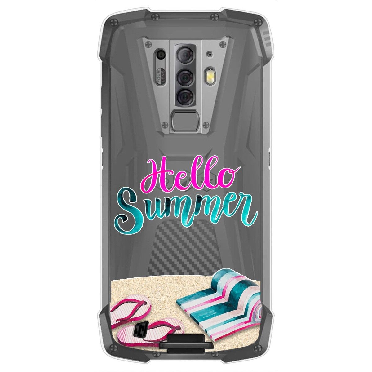 Funda Gel Transparente para Blackview BV6900 / BV6900 Pro diseño Summer Dibujos