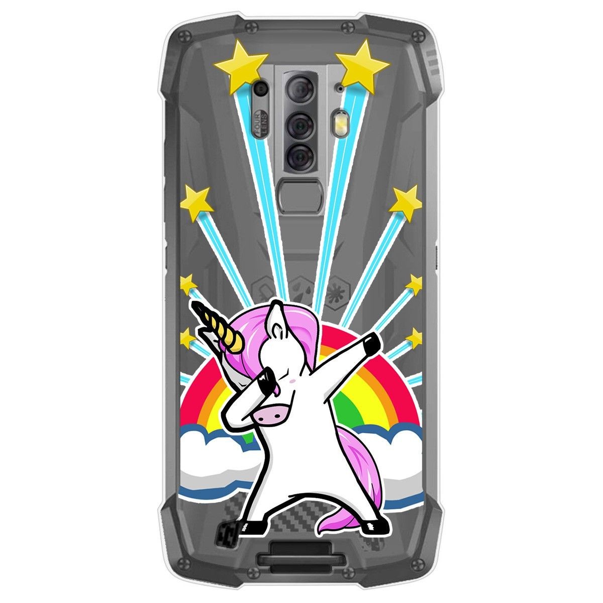 Funda Gel Transparente para Blackview BV6900 / BV6900 Pro diseño Unicornio Dibujos
