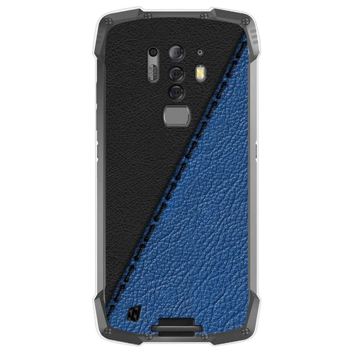 Funda Gel Tpu para Blackview BV6900 / BV6900 Pro diseño Cuero 02 Dibujos