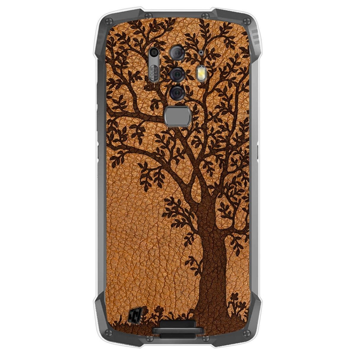Funda Gel Tpu para Blackview BV6900 / BV6900 Pro diseño Cuero 03 Dibujos