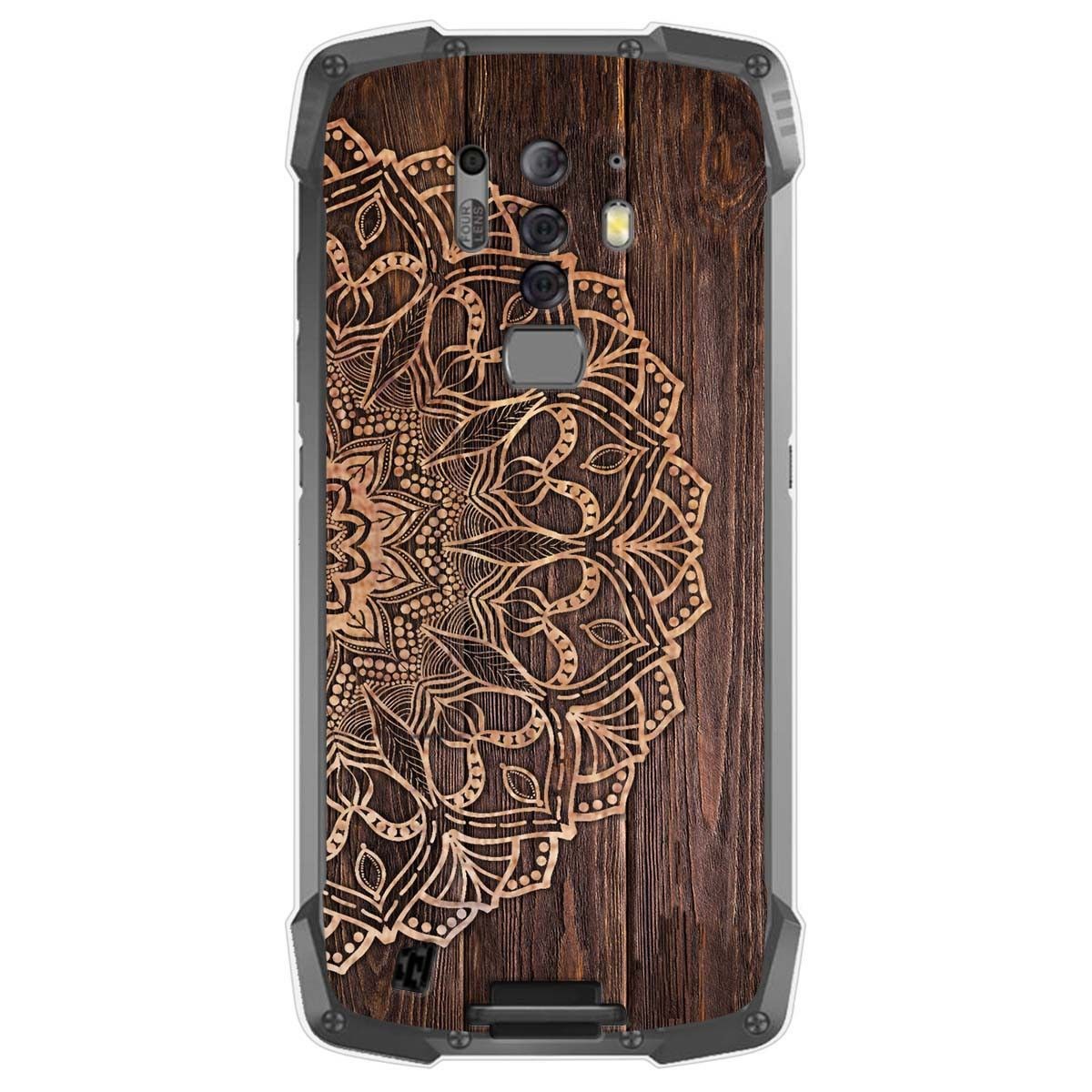 Funda Gel Tpu para Blackview BV6900 / BV6900 Pro diseño Madera 06 Dibujos