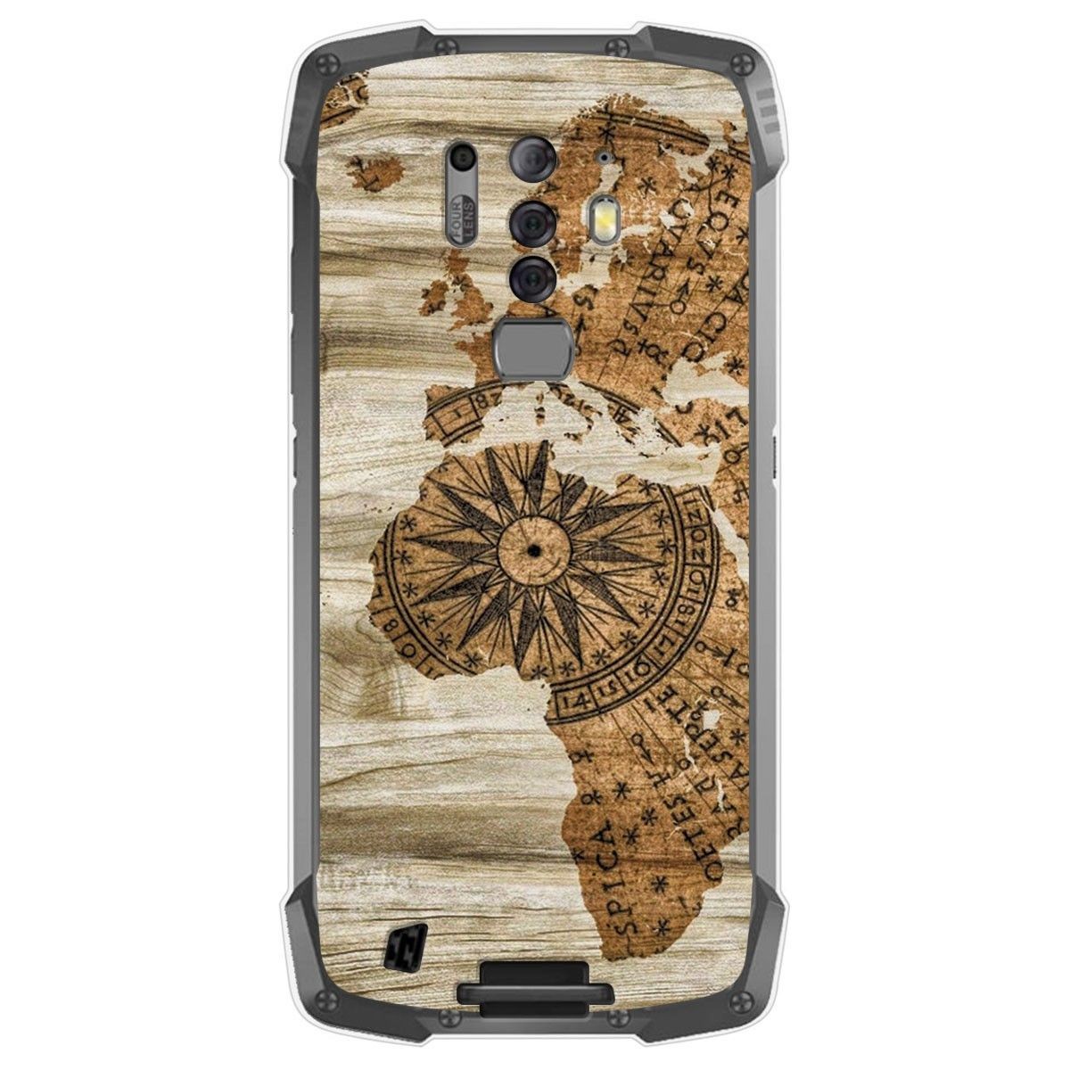 Funda Gel Tpu para Blackview BV6900 / BV6900 Pro diseño Madera 07 Dibujos