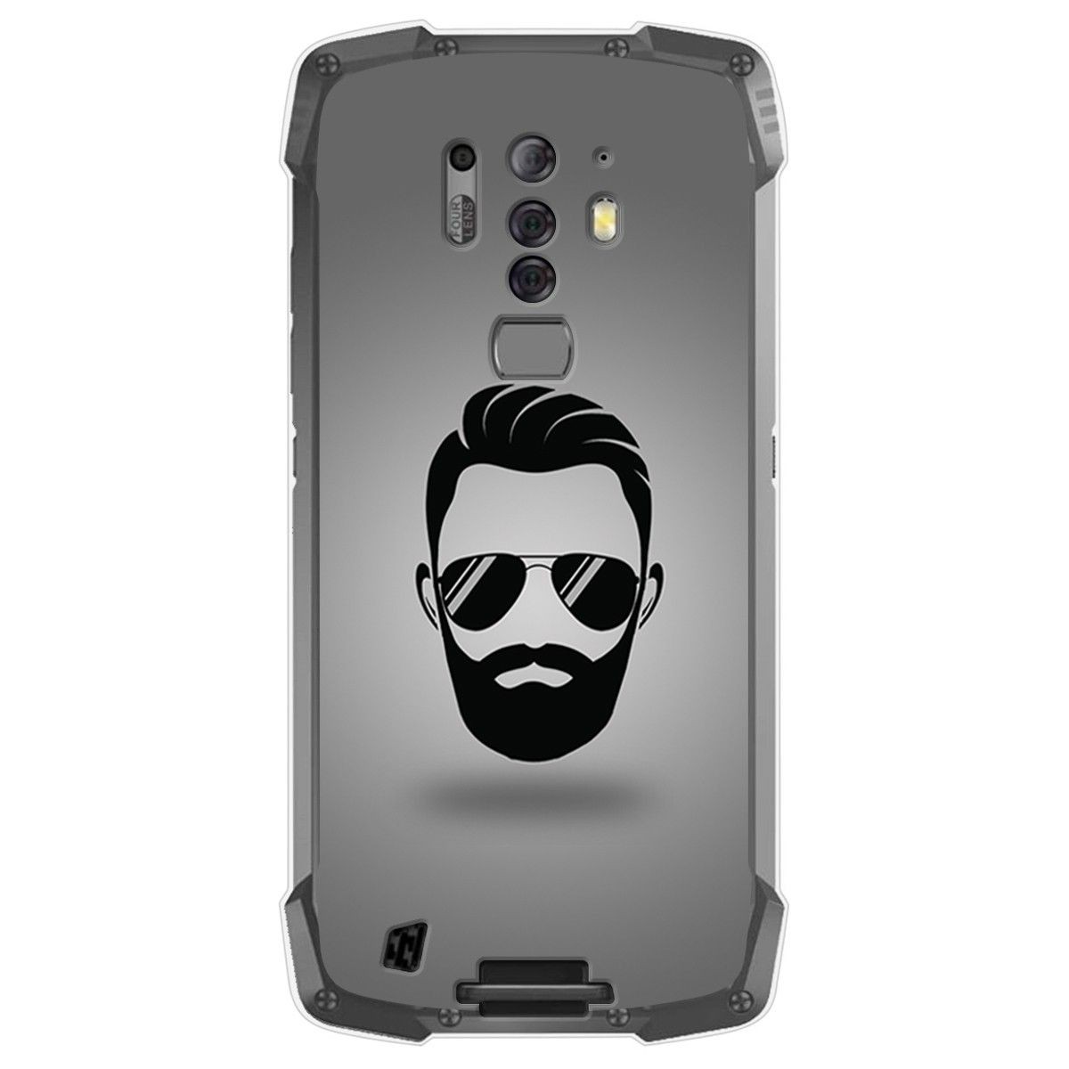 Funda Gel Tpu para Blackview BV6900 / BV6900 Pro diseño Barba Dibujos