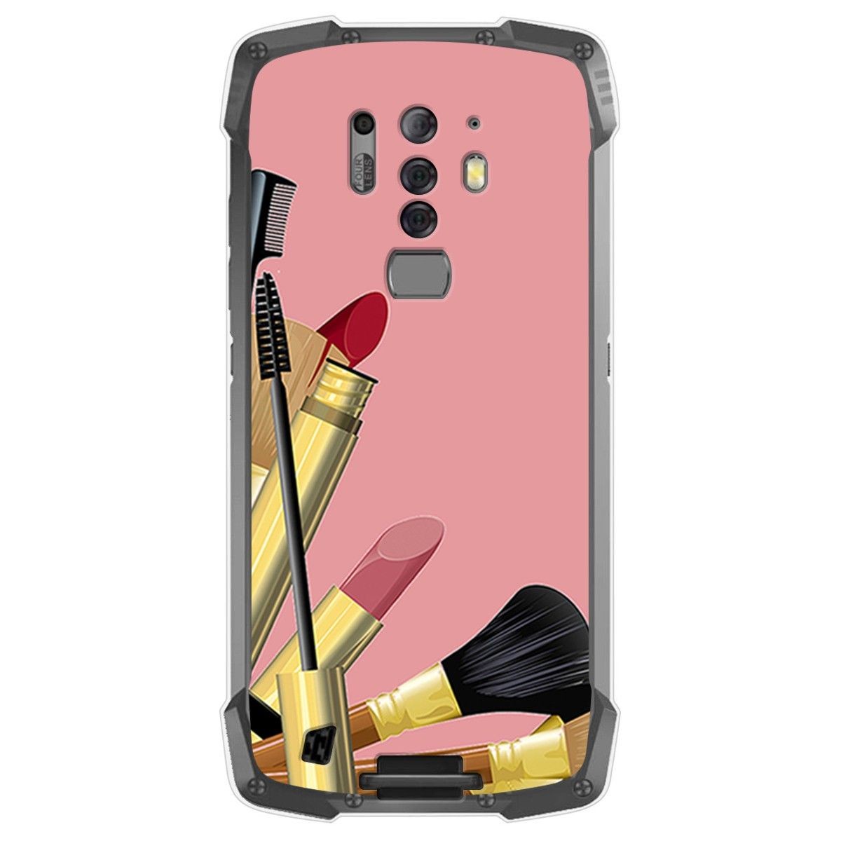 Funda Gel Tpu para Blackview BV6900 / BV6900 Pro diseño Brochas Dibujos