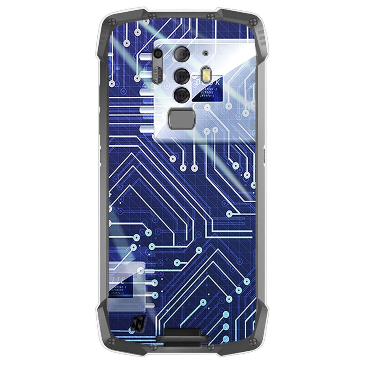 Funda Gel Tpu para Blackview BV6900 / BV6900 Pro diseño Circuito Dibujos