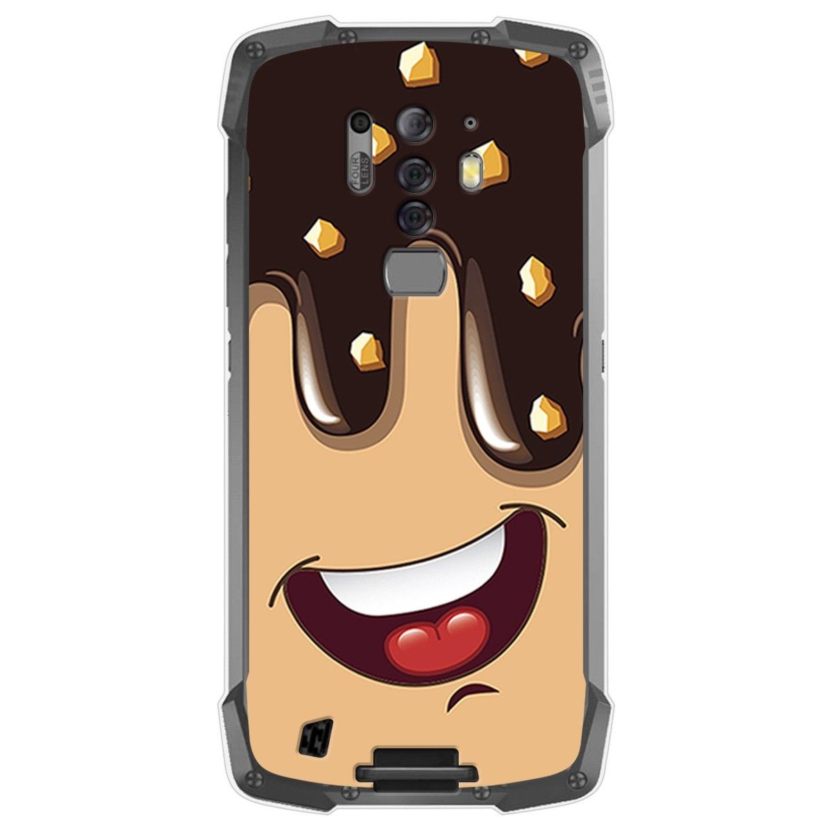 Funda Gel Tpu para Blackview BV6900 / BV6900 Pro diseño Helado Chocolate Dibujos