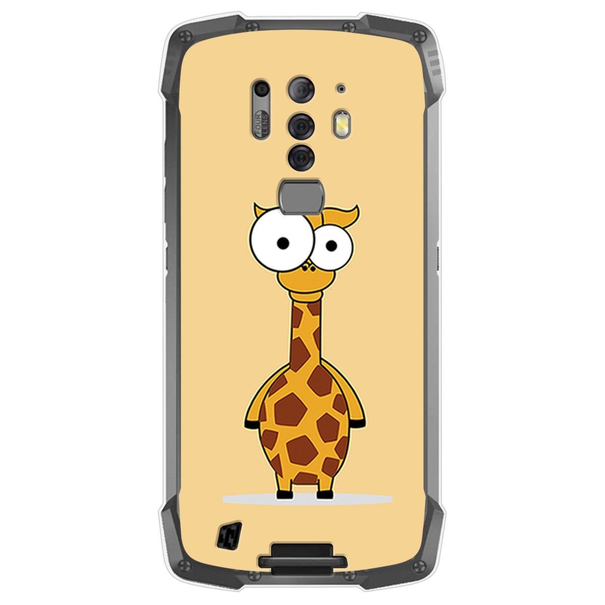 Funda Gel Tpu para Blackview BV6900 / BV6900 Pro diseño Jirafa Dibujos