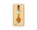 Funda Gel Tpu para Lg K10 2017 Diseño Jirafa Dibujos
