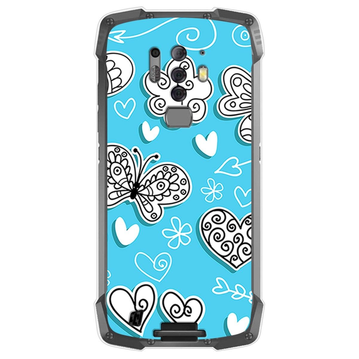 Funda Gel Tpu para Blackview BV6900 / BV6900 Pro diseño Mariposas Dibujos