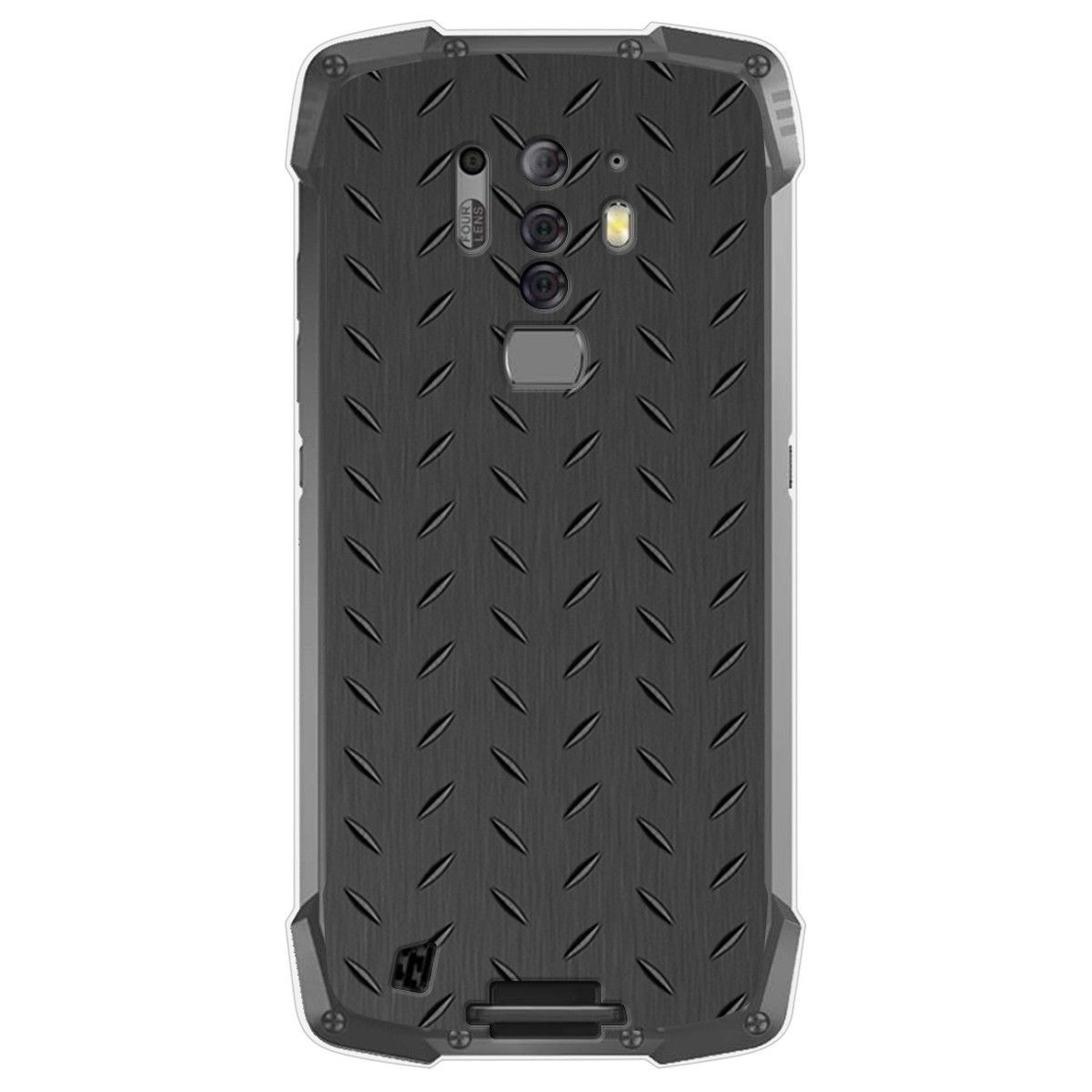 Funda Gel Tpu para Blackview BV6900 / BV6900 Pro diseño Metal Dibujos