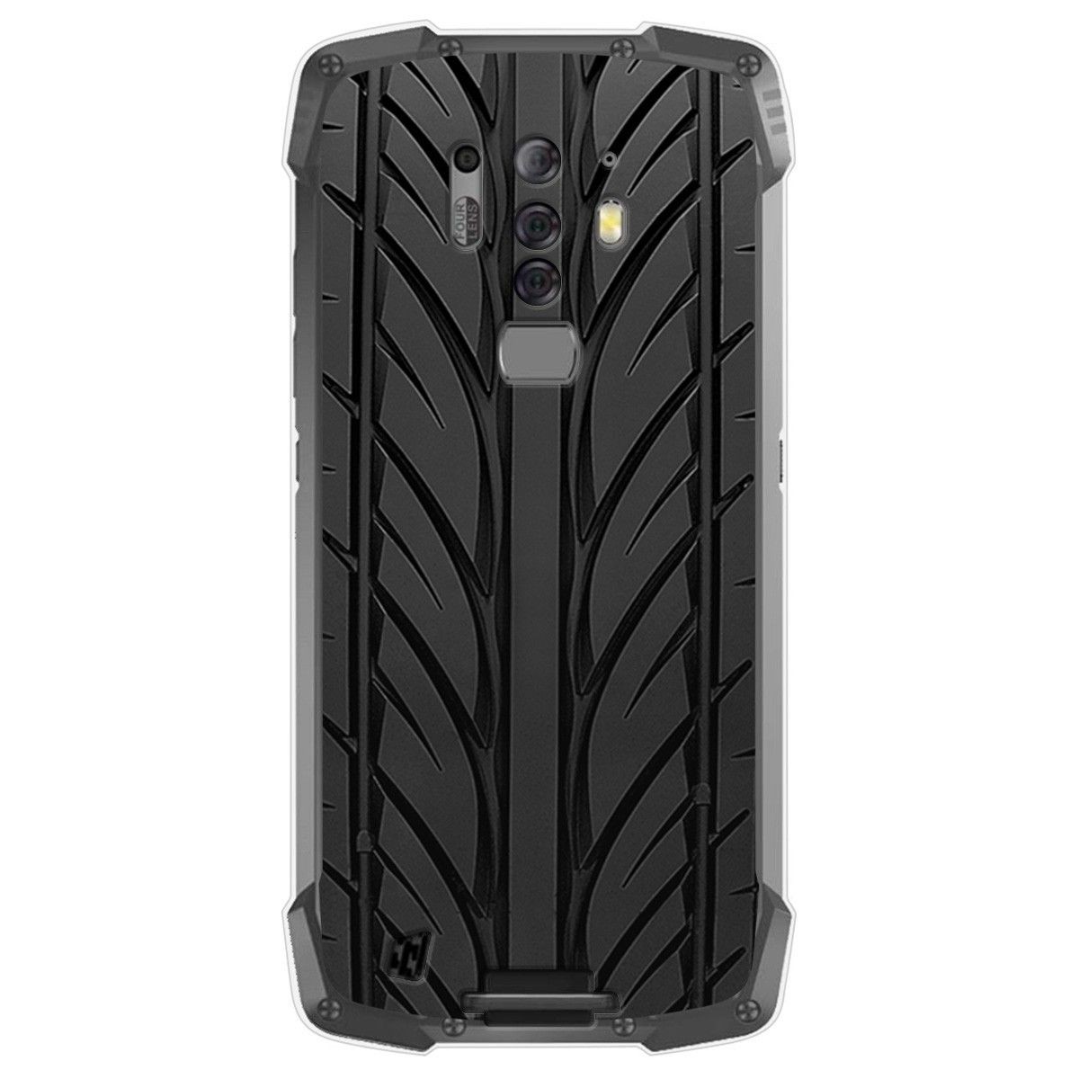 Funda Gel Tpu para Blackview BV6900 / BV6900 Pro diseño Neumatico Dibujos