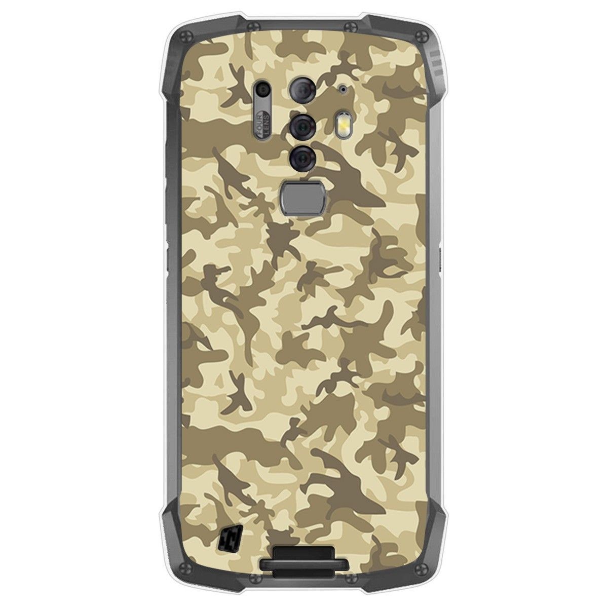 Funda Gel Tpu para Blackview BV6900 / BV6900 Pro diseño Sand Camuflaje Dibujos