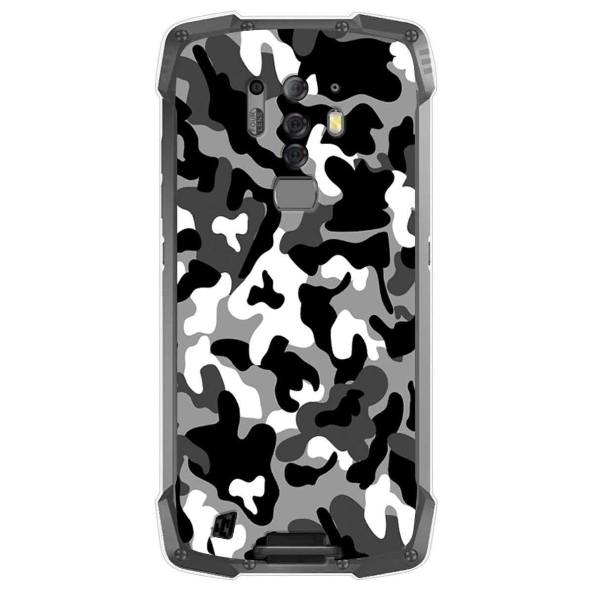 Funda Gel Tpu para Blackview BV6900 / BV6900 Pro diseño Snow Camuflaje Dibujos