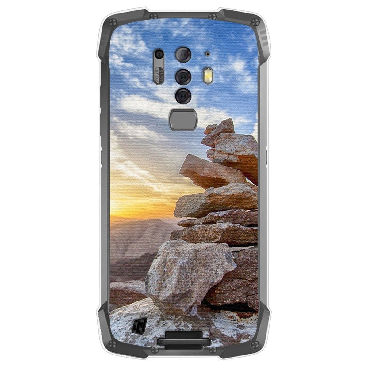 Funda Gel Tpu para Blackview BV6900 / BV6900 Pro diseño Sunset Dibujos