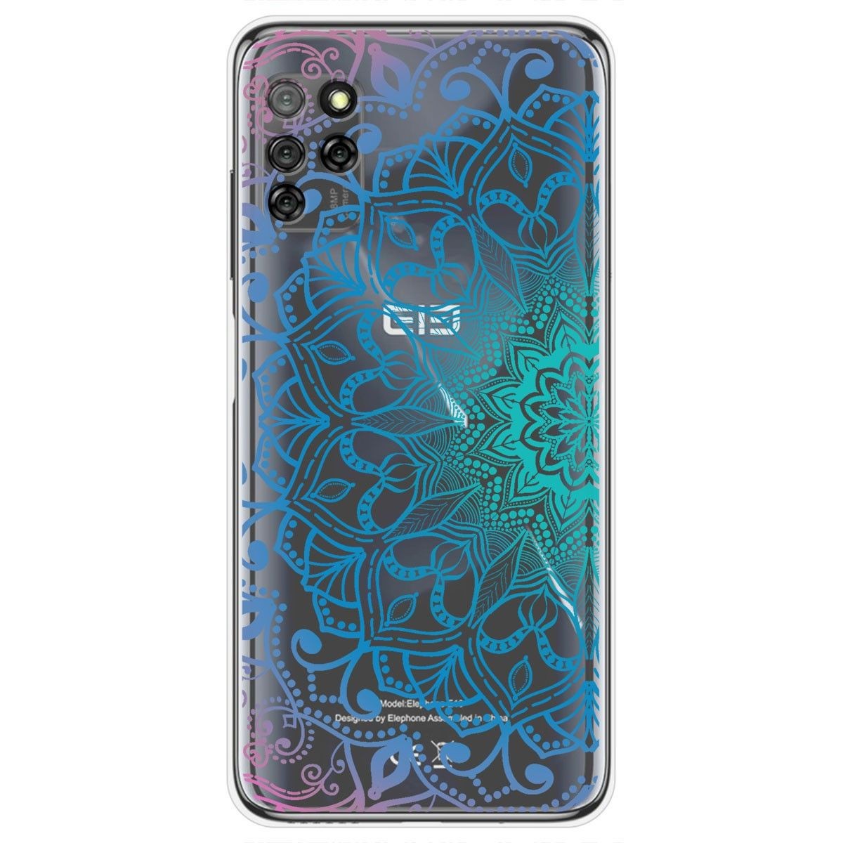 Funda Gel Transparente para Elephone E10 / E10 Pro diseño Mandala Dibujos
