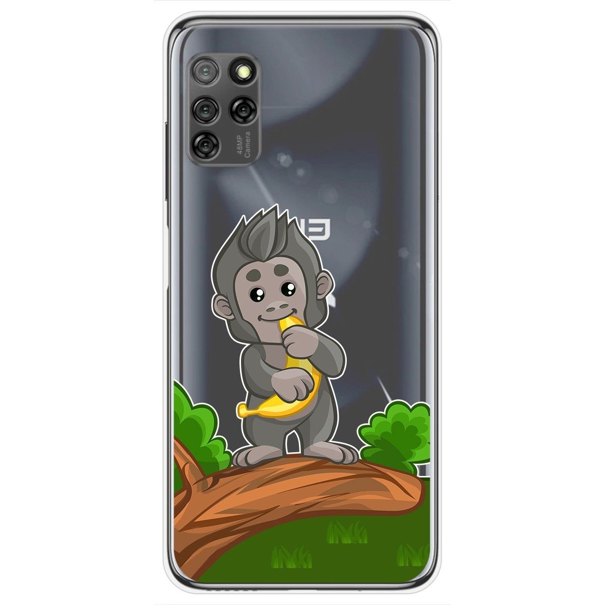 Funda Gel Transparente para Elephone E10 / E10 Pro diseño Mono Dibujos