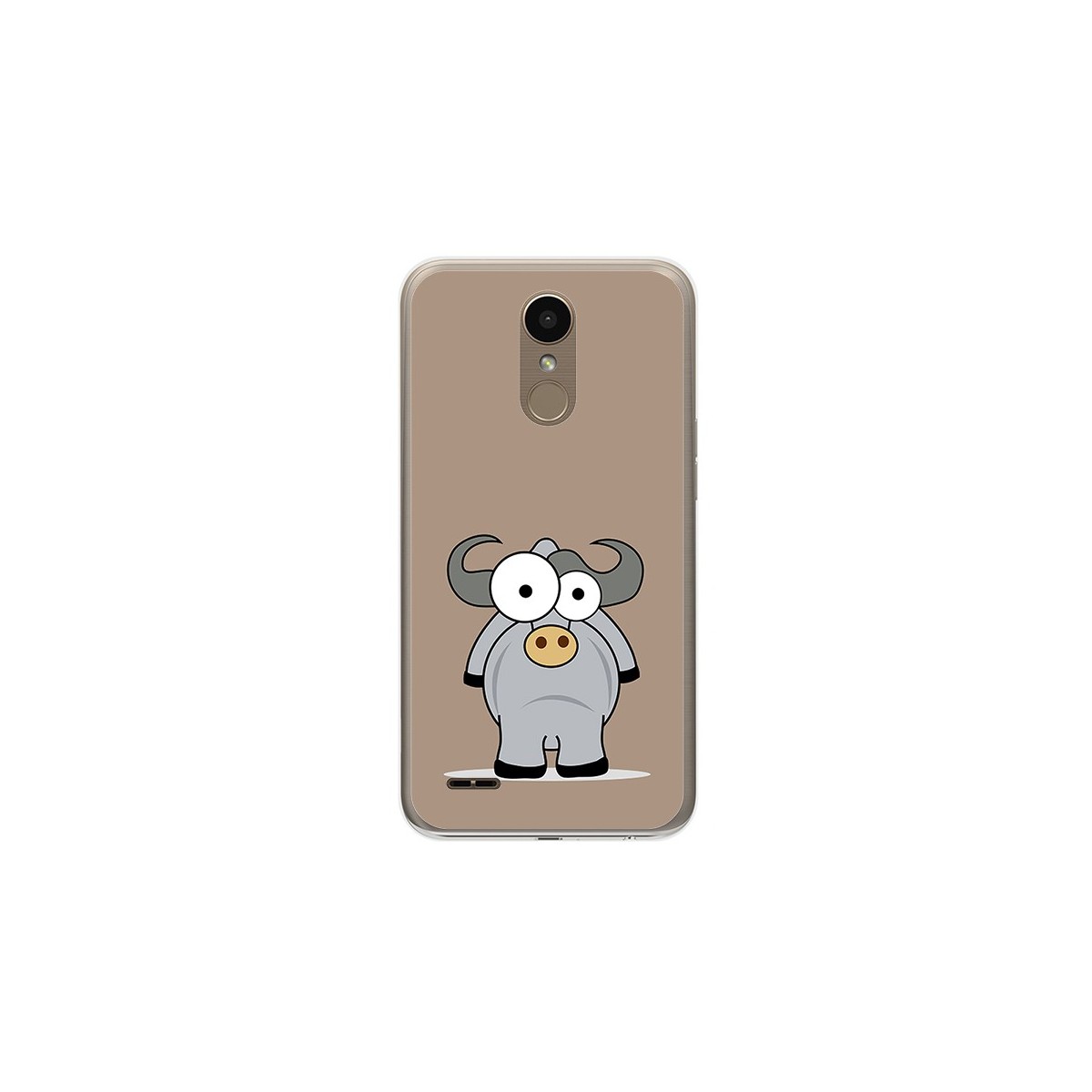Funda Gel Tpu para Lg K10 2017 Diseño Toro Dibujos