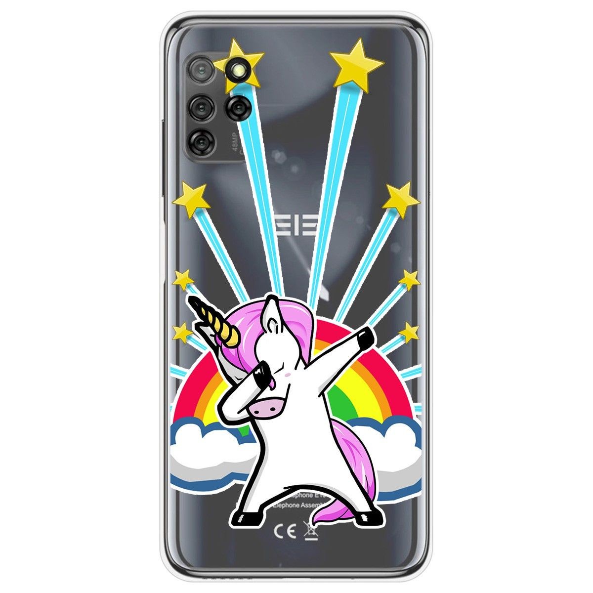Funda Gel Transparente para Elephone E10 / E10 Pro diseño Unicornio Dibujos