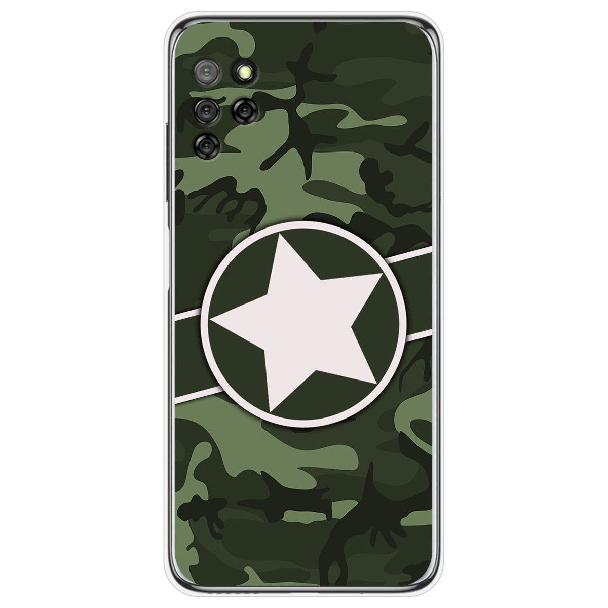Funda Gel Tpu para Elephone E10 / E10 Pro diseño Camuflaje 01 Dibujos