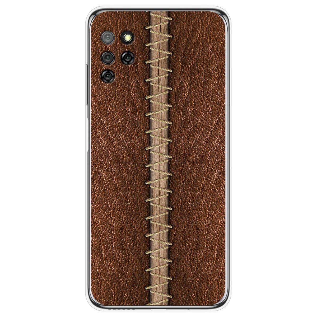 Funda Gel Tpu para Elephone E10 / E10 Pro diseño Cuero 01 Dibujos