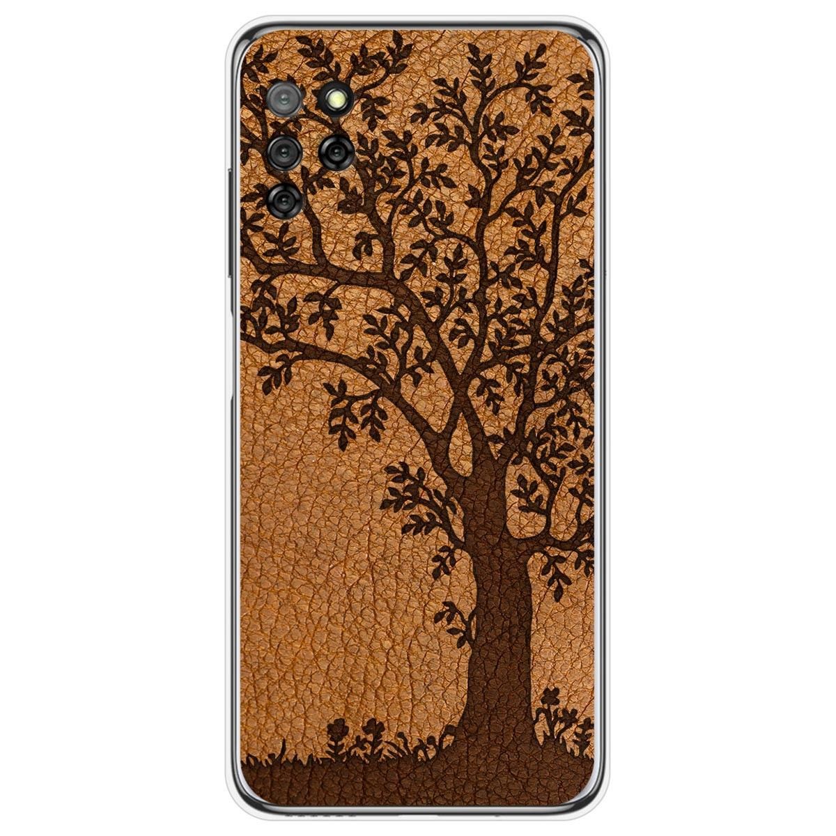 Funda Gel Tpu para Elephone E10 / E10 Pro diseño Cuero 03 Dibujos
