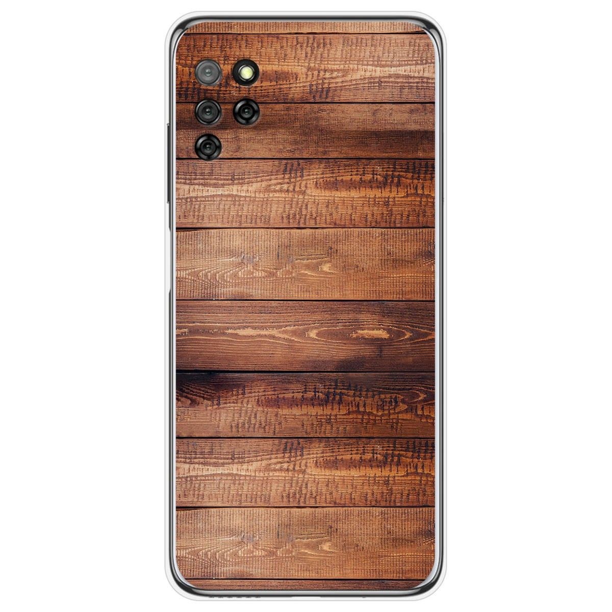 Funda Gel Tpu para Elephone E10 / E10 Pro diseño Madera 02 Dibujos