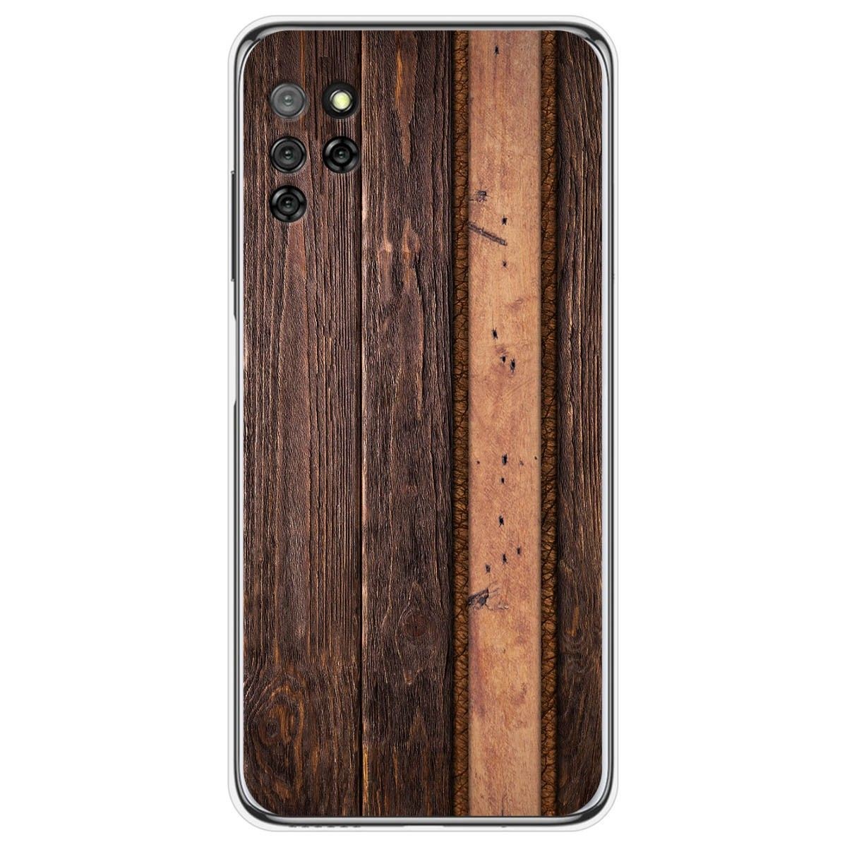 Funda Gel Tpu para Elephone E10 / E10 Pro diseño Madera 05 Dibujos