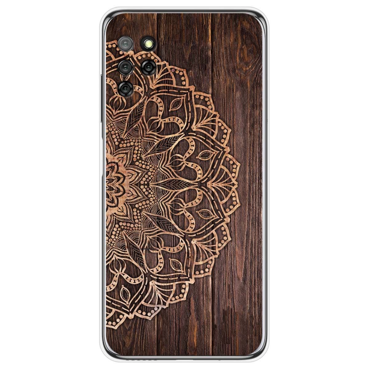 Funda Gel Tpu para Elephone E10 / E10 Pro diseño Madera 06 Dibujos