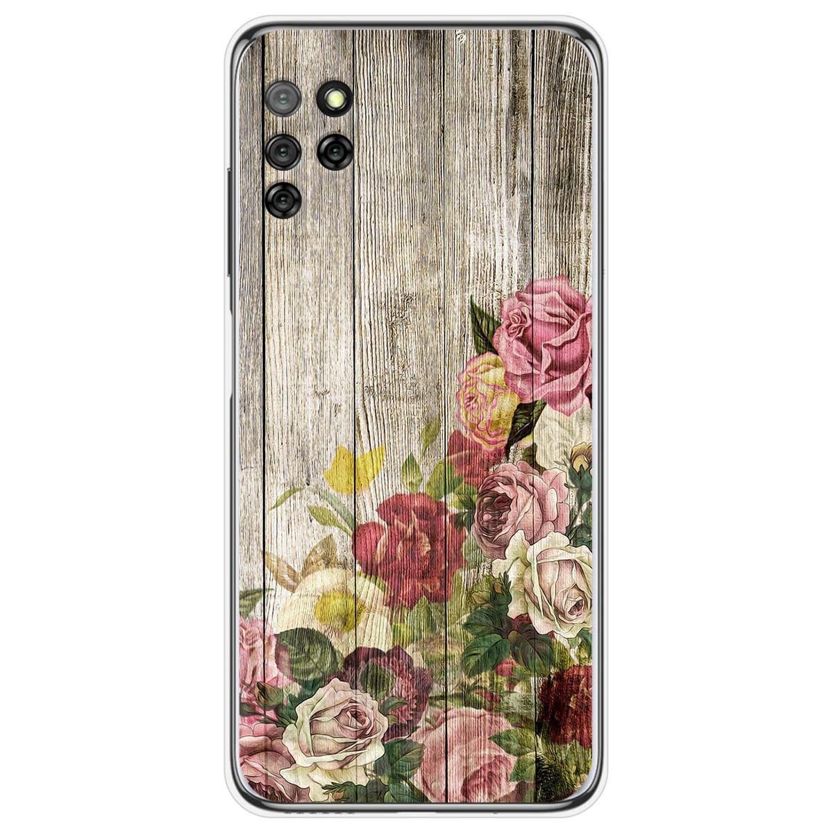 Funda Gel Tpu para Elephone E10 / E10 Pro diseño Madera 08 Dibujos