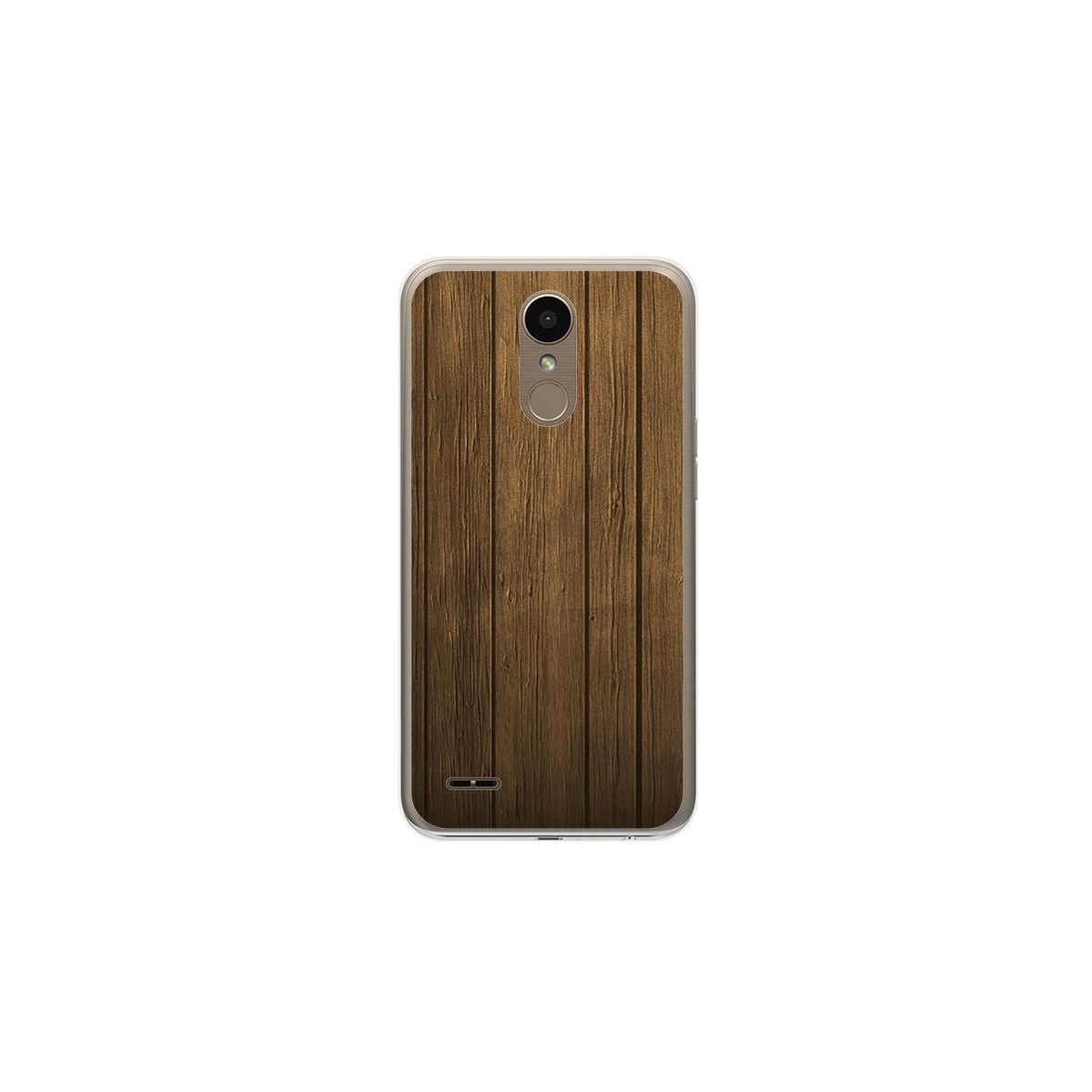Funda Gel Tpu para Lg K10 2017 Diseño Madera Dibujos