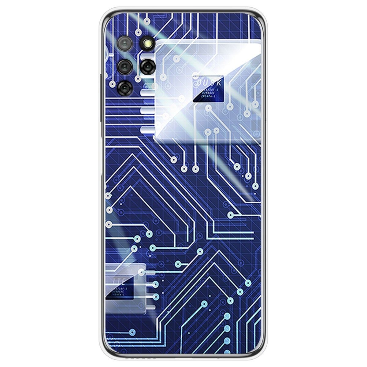 Funda Gel Tpu para Elephone E10 / E10 Pro diseño Circuito Dibujos