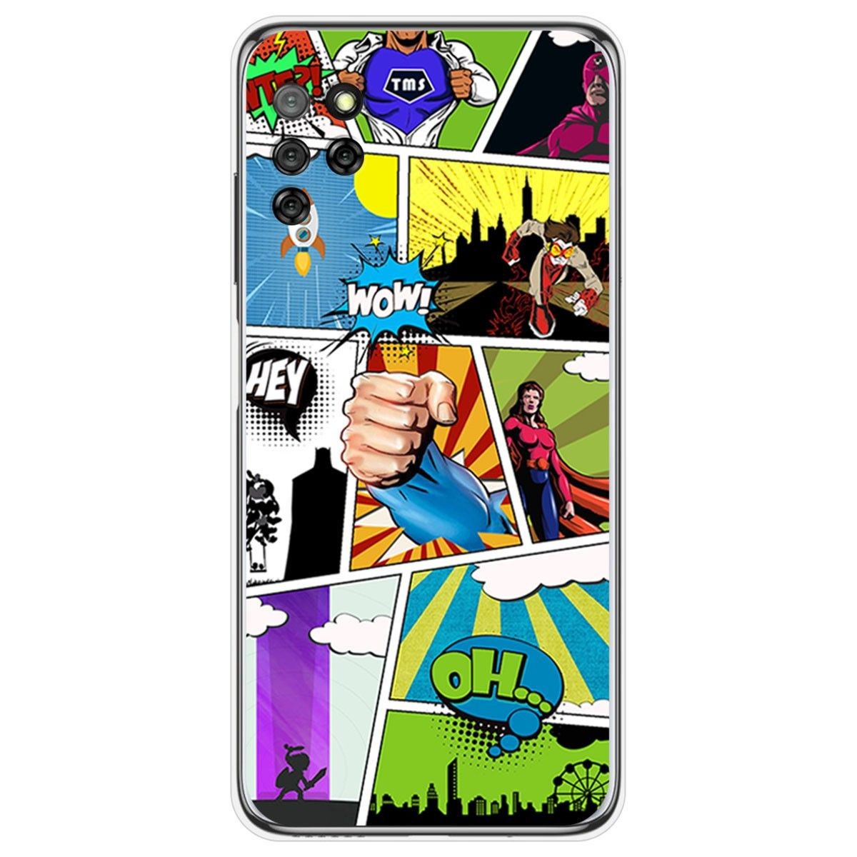 Funda Gel Tpu para Elephone E10 / E10 Pro diseño Comic Dibujos