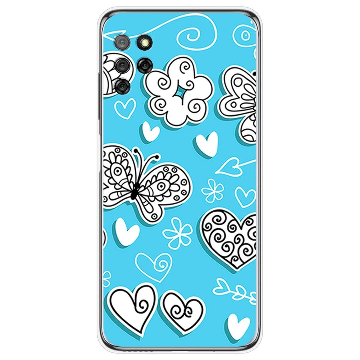 Funda Gel Tpu para Elephone E10 / E10 Pro diseño Mariposas Dibujos