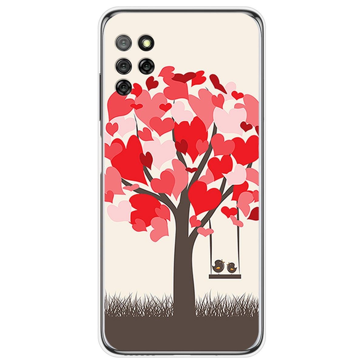 Funda Gel Tpu para Elephone E10 / E10 Pro diseño Pajaritos Dibujos