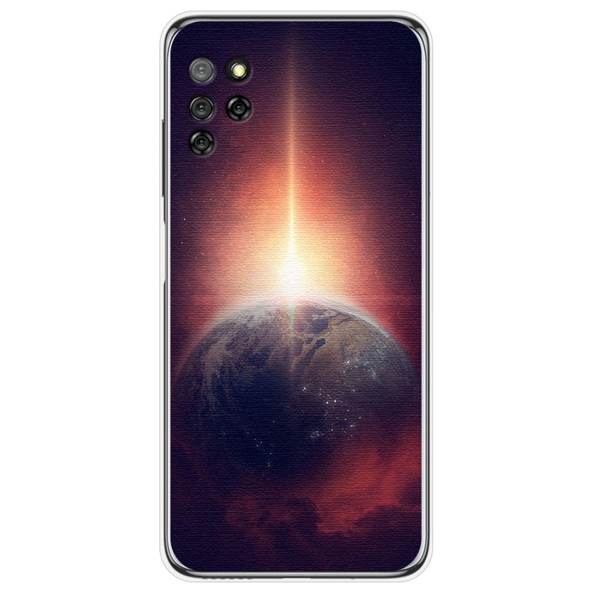 Funda Gel Tpu para Elephone E10 / E10 Pro diseño Tierra Dibujos