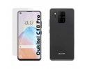 Pack 2 En 1 Funda Gel Transparente + Protector Cristal Templado para Oukitel C18 Pro
