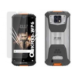Pack 2 En 1 Funda Gel Transparente + Protector Cristal Templado para Oukitel Wp6