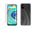 Pack 2 En 1 Funda Gel Transparente + Protector Cristal Templado para Umidigi A7 Pro