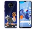 Funda Gel Transparente para Oukitel C19 diseño Avestruz Dibujos
