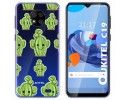 Funda Gel Transparente para Oukitel C19 diseño Cactus Dibujos