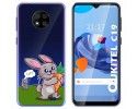 Funda Gel Transparente para Oukitel C19 diseño Conejo Dibujos