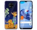 Funda Gel Transparente para Oukitel C19 diseño Jirafa Dibujos